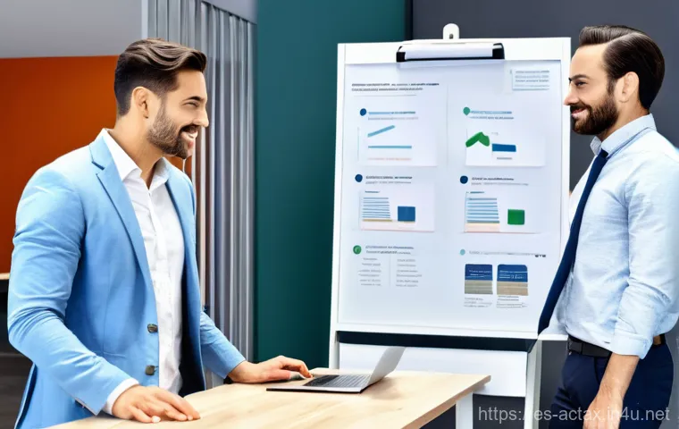 전산세무회계 자격증이 유리한 산업군 - **Prompt:** A friendly, approachable female financial advisor, in her late 30s and dressed in smart ...