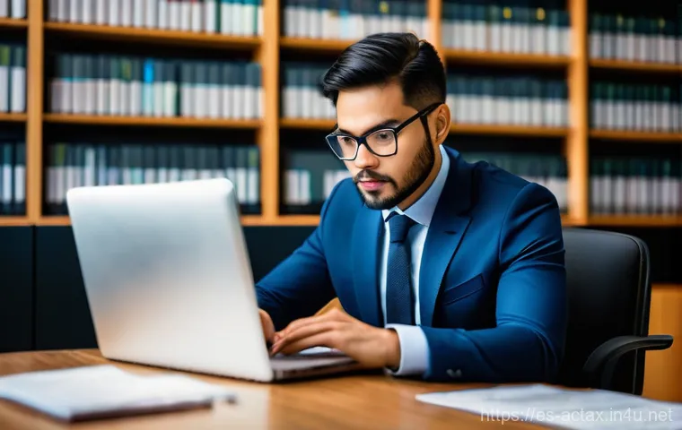 전산세무회계 자격증 활용 가능성 평가 - **Prompt:** A diverse, confident professional in their late 20s to early 30s, dressed in a sharp bus...