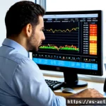 전산세무회계 직무별 필요 역량 - Photorealistic Spanish tax accountant in a modern Madrid office, focused professional reviewing colo...